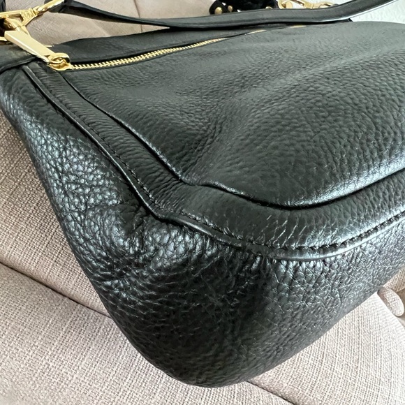 Authentic Michael Kors Crossbody Shoulder Leather Bag Black - Picture 4 of 13